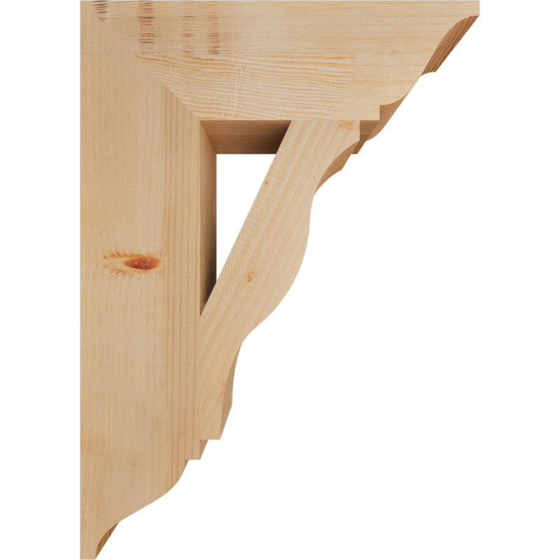 Support traditionnel Funston, H 28 po x l 5,5 po x P 20 po, Douglas, Lisse