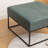 Cattibrie Leather Upholstered Square Ottoman-1863847719