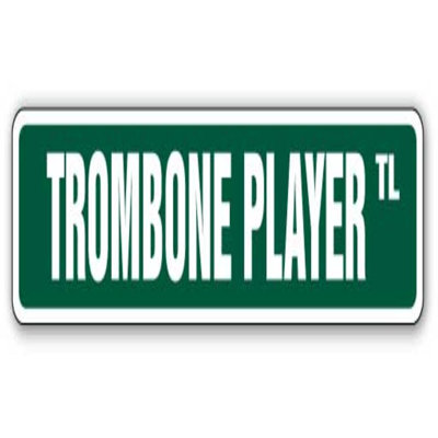 Jeu de musiciens de fanfare avec Trombonist