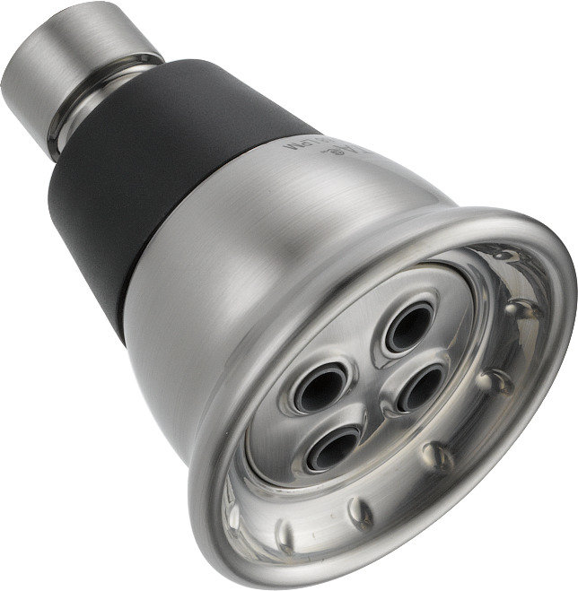 Universal Showering Components Full Adjustable Shower Head, Brilliance Stainless