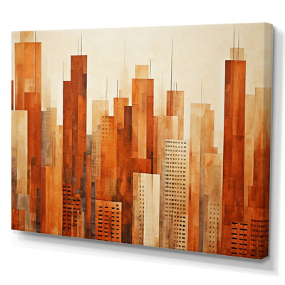 " Caramel Columns Skycrapers Dream I "