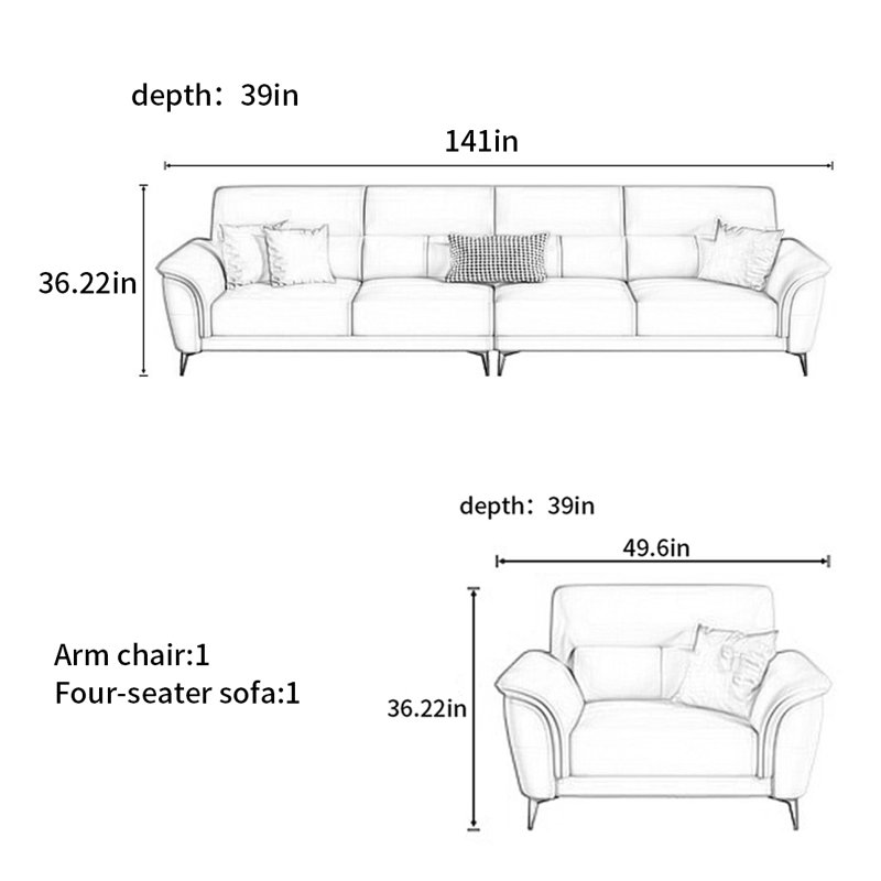 Modern and simple American sofa