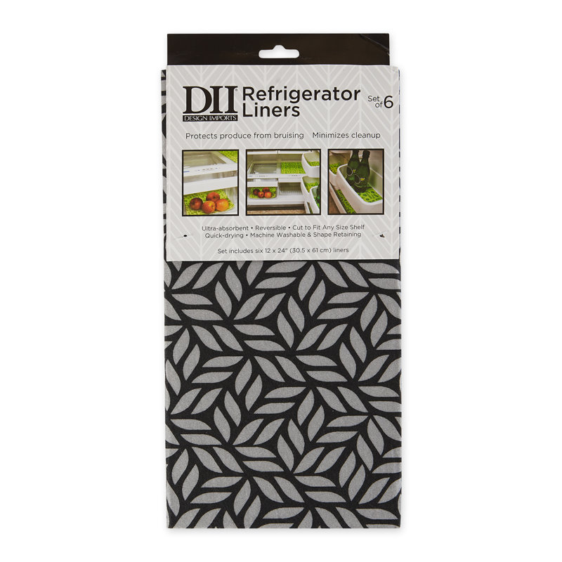 Doublure abstraite à imprimé de feuilles, gris