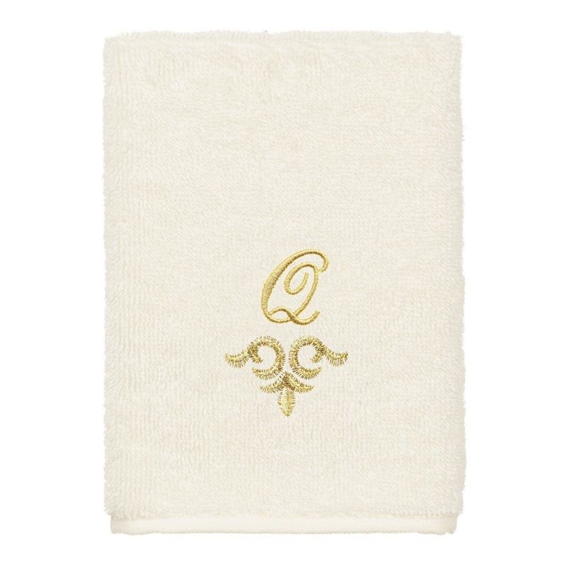 Linum Home Textiles 100% Turkish Cotton MONICA 3PC Embellished Towel Set, Q