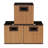 Storage Cube in Handwoven Bamboo Reeds with grain Texture-1348041750