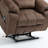 Old age electric lift chair, flat high density foam electric sofa, with heating and massage functions, can tilt to 180 degrees, 2 pocket cup holders, 2 remote controls, 4 OKIN motors-1685158311