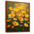 Toile avec cadre flottant brun