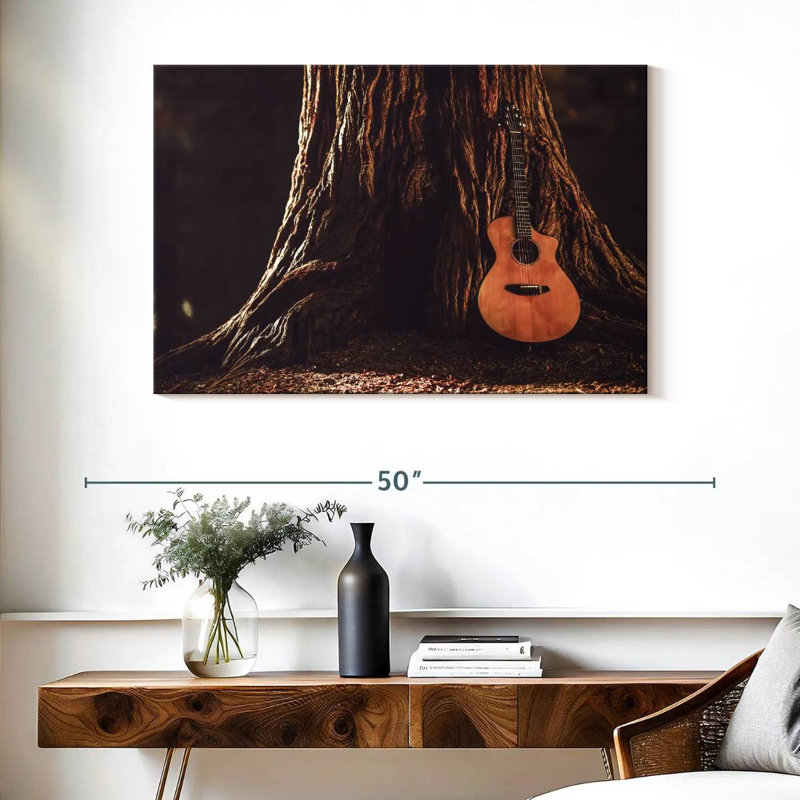 Guitare acoustique Abarca Forest, H 26 po x l 39 po