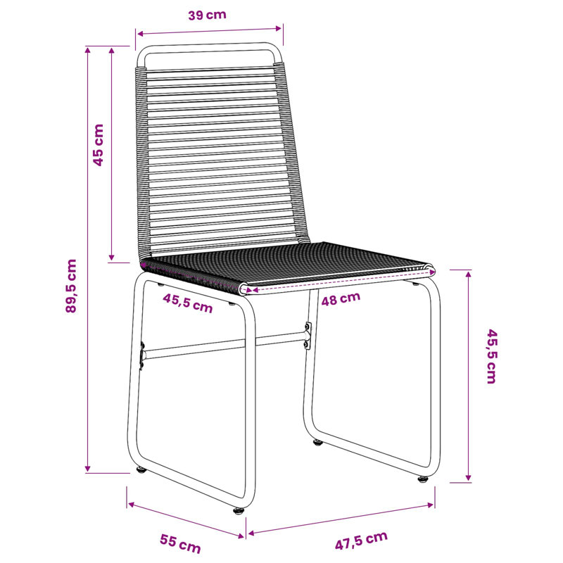 Patio Dining Set Table,