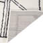 Tapis blanc tissé à la machine Cherle Moraccan-71769525