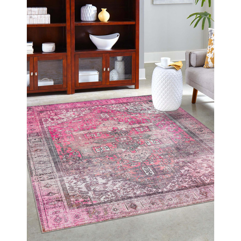 Oppie Performance Chenille Oriental Indoor Rug, Rectangle 7'6" x 10'6"