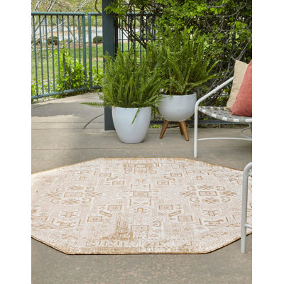 Outdoor Chand Area Rug Ivory Color