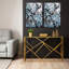 Blue & Black Abstract Wall Art for Bedroom & Living Room, Splash Canvas Painting
