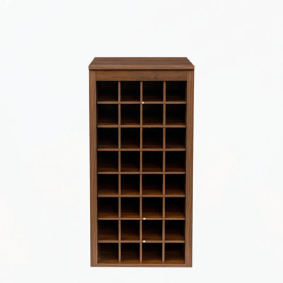 brown walnut color modular 32 wine bar cabinet Buffet Cabinet by Millwood Pines