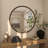 Bernulf Solid Wood Circle Wall Mirror