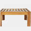 Ensemble de conversation modulaire d'extérieur en bois pour patio 5 pièces avec coussins, finition naturelle et coussins beiges Topmax-1087846507