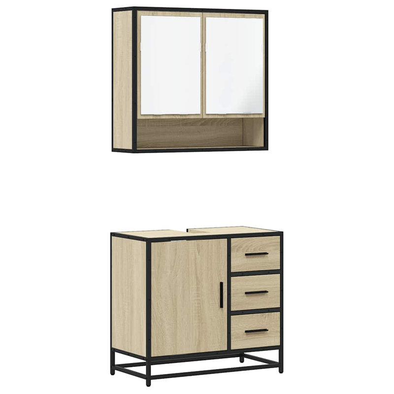 Bathroom Furniture Suite, Sonoma Oak