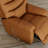 Global Home Swivel Glider Recliner With Manual Footrest In Oslo Antelope