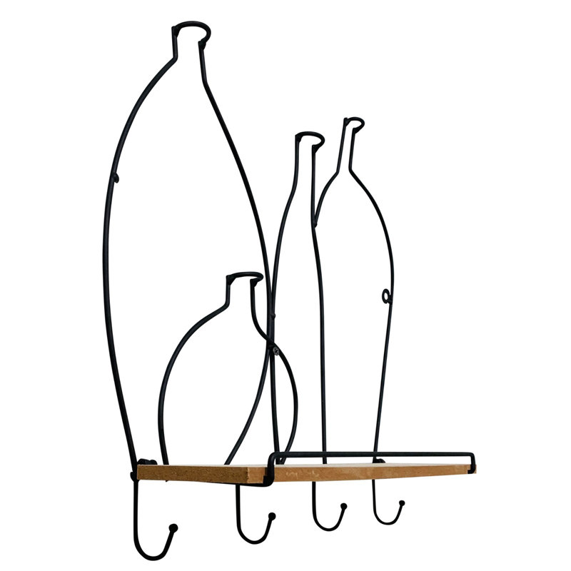 Frisina Accent Shelf with Hooks