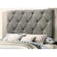 Grand lit moderne en bois d'hévéa de couleur crème avec tête de lit gris-1675472122-1675472123