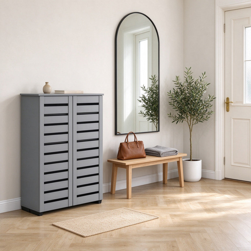 15 Pair Shoe Storage Cabinet