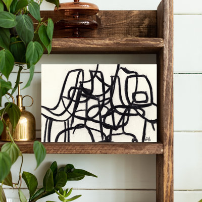 Contemporary Art Abstract Contemporary Wall Art by Janel Bragg - Wrapped Canvas Print