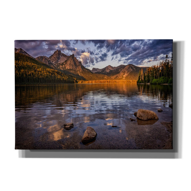 «Sawtooth Afire» par Rick Berk, art mural sur toile