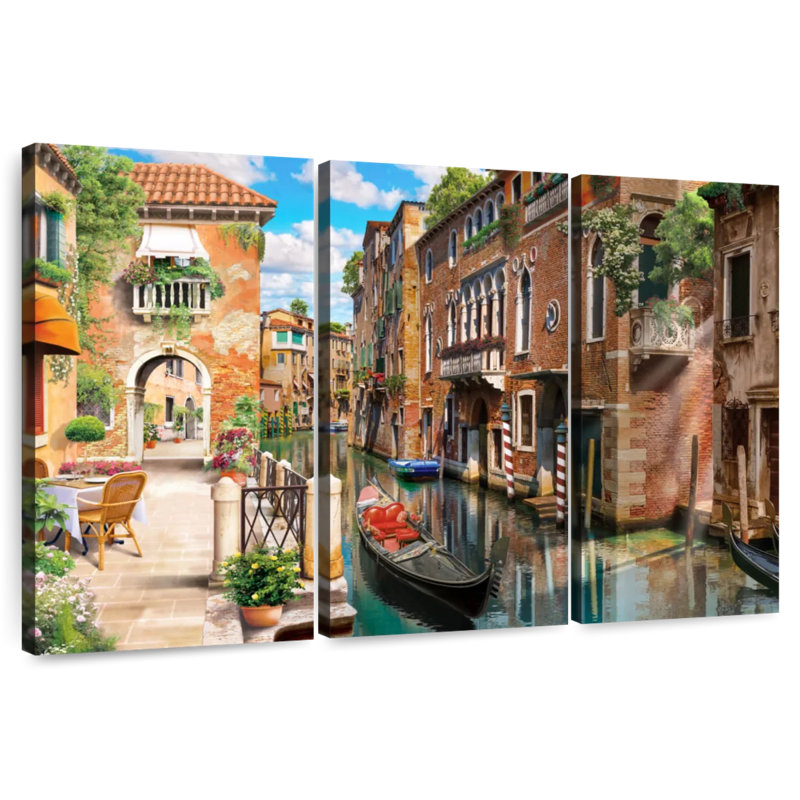 Mehar Venice Canal House, H 36 po x l 57 po
