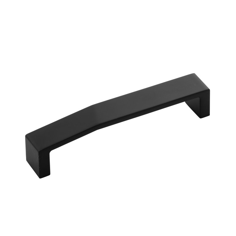 Veer 3" Center to Center Bar Pull, Matte Black, 3 3/4"