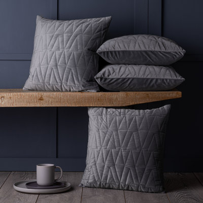Rae Geometric Square Throw Pillow Cover