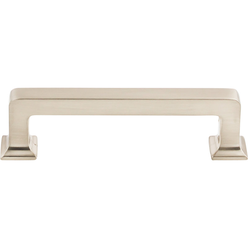 Ascendra 12" Center to Center Bar Pull, Brushed Satin Nickel, 3 3/4" Center to Center