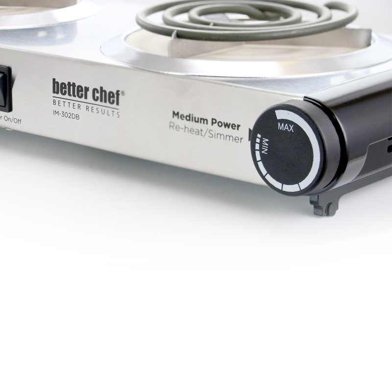 Better Chef 1500 Watt Electric Double Burner