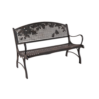 Hennig Metal Outdoor Bench