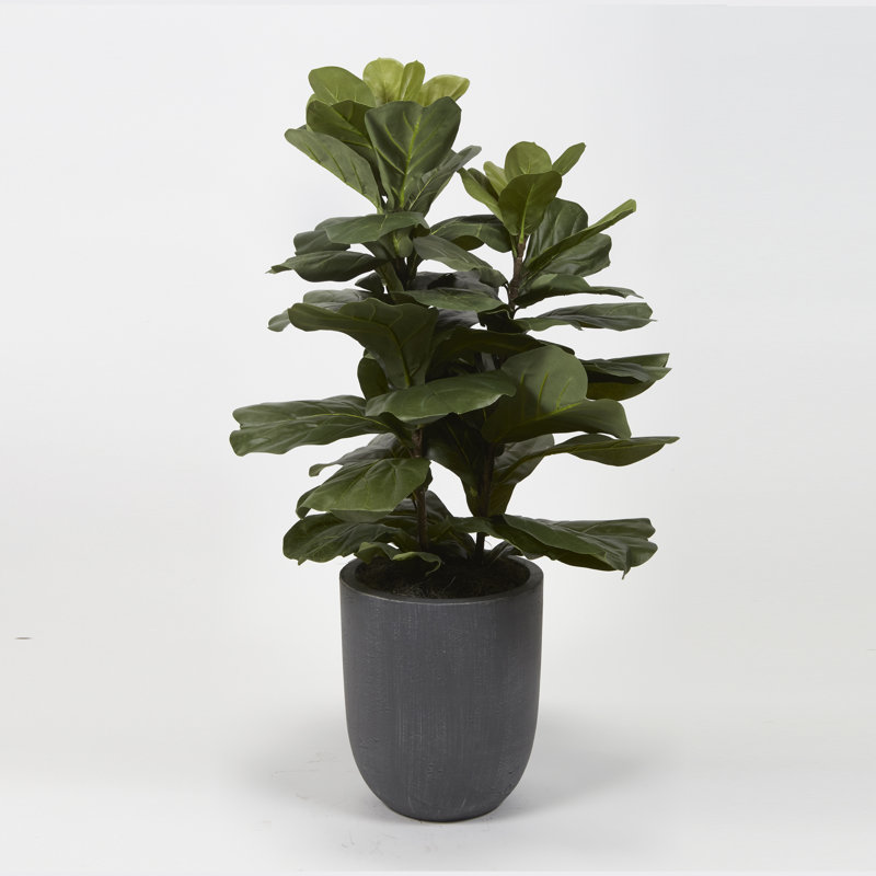 42'' Faux Fiddle Leaf Fig Tree in Planter