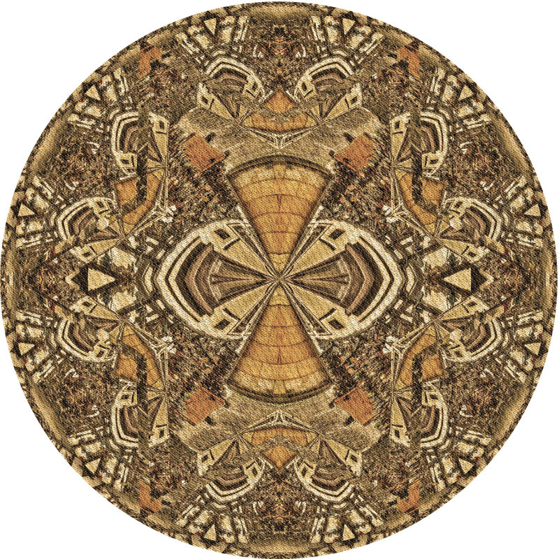 Oriental Indoor Rug, Round 6'