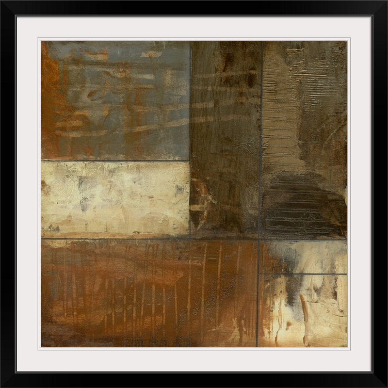 « i » jennifer de la peinture, reproduction d’art Re-Defined, H 32 po x l 32 po x P 1 po, Cadre noir