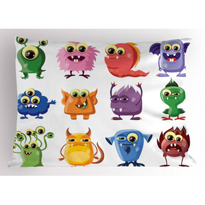 Taie décorative amusant Monster