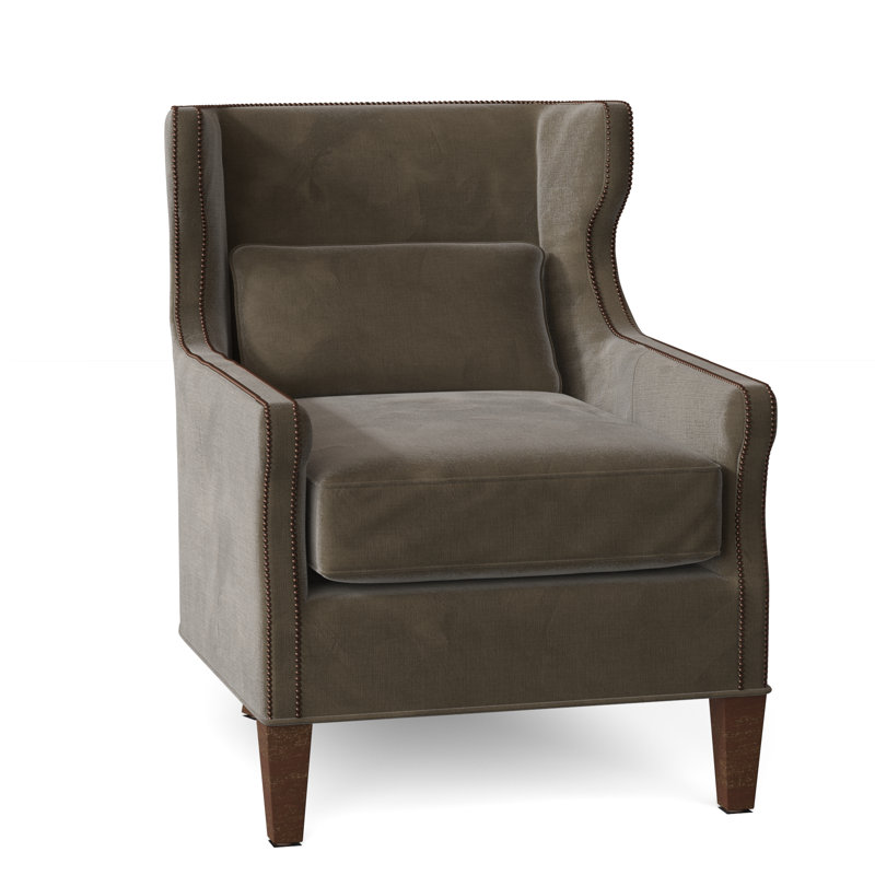 Fauteuil à oreilles l 28 po Percy, Noyers, 2033 chameau