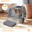 Orbisonia Litter Box Enclosure with Scoop