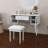40 In. Makeup Vanity Desk With Writing Desk, Charging Port-107616152