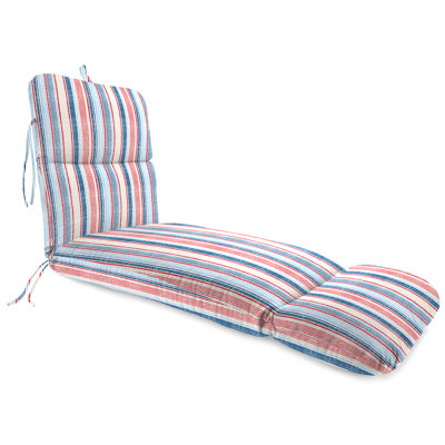74" x 22" Outdoor Chaise Lounge Cushion with Ties and Loop by Latitude Run