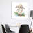 Floppy Eared Bunny On Greenery - Painting on Canvas-1073706064-1073706065