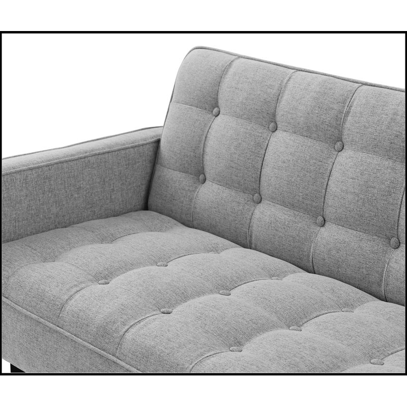 Eddythe 73.62'' Convertible Recline Upholstered Sofa