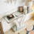 Mirrored Console Table Modern Entryway Table