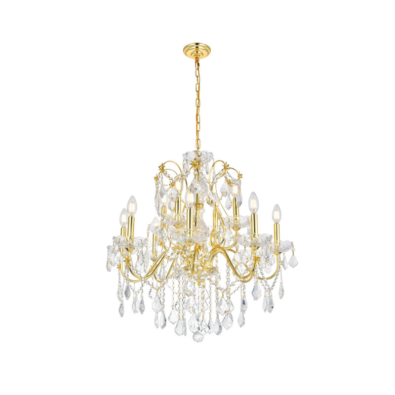 Chandelier, 12, Chrome