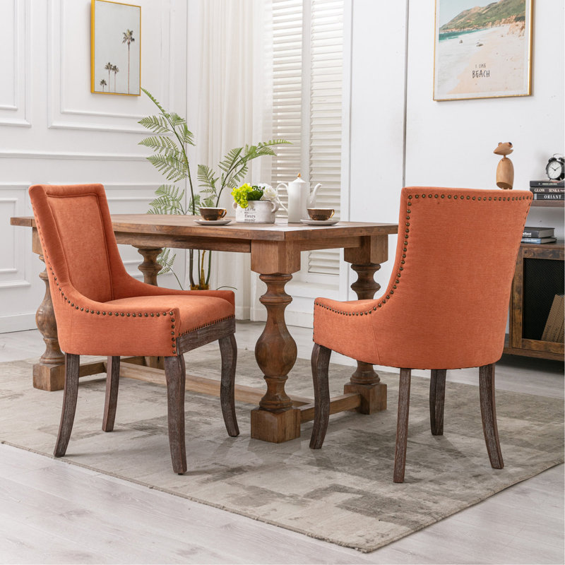 Chaise de salle à manger Ultra Side, Orange