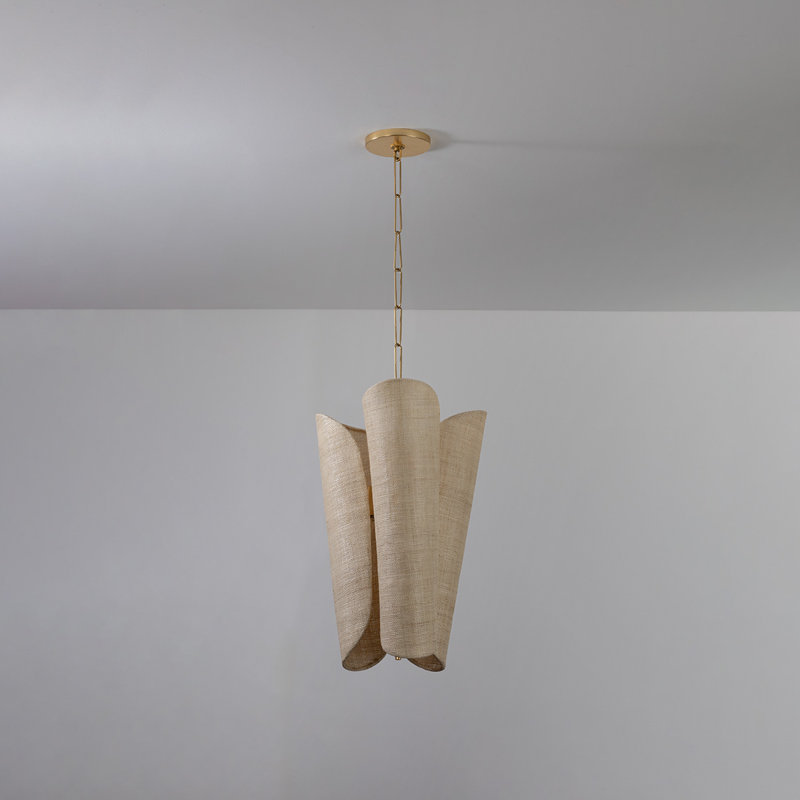 SPRINGHILL PENDANT, 21.5" H x 14.25" W x 14.25" D