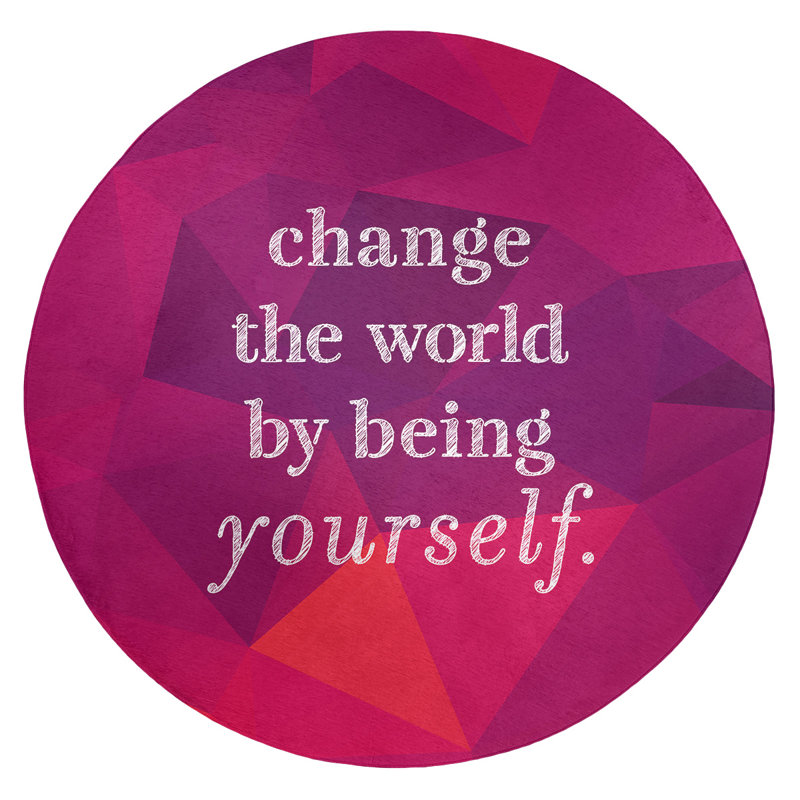 Tapis de faux gemme changer le "world quoted", Rond 5 pi