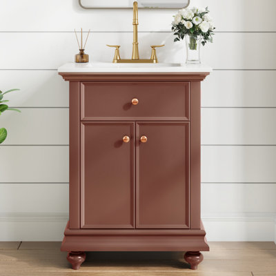 24'' Elegance Bathroom Vanity With Ceramic Sink