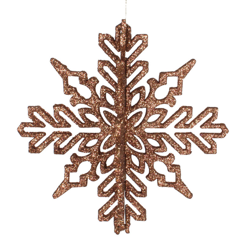 Ornement flocon de neige 3D, Moka
